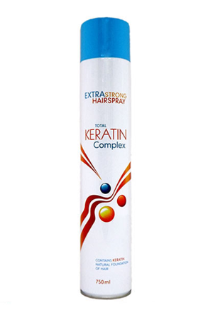 CE-CE Extra Strong Hairspray Total Keratin Complex Bardzo mocny Lakier do włosów z Keratyna 750 ml